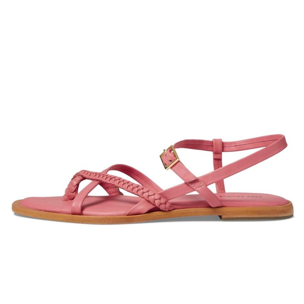 Free People Women's Sunny‎ Days Sandal In Pink Size 6 - Picture 2 of 14